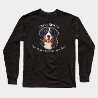 Greater Swiss Mountain Dog-Swiss Kisses Long Sleeve T-Shirt